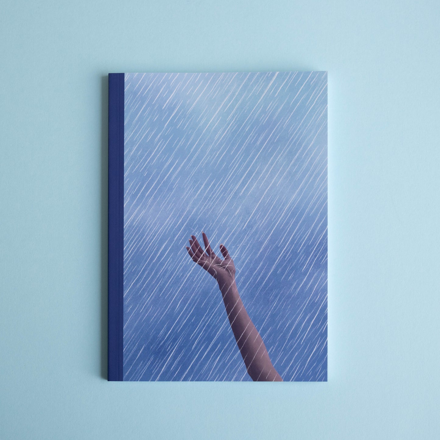 A5 notebook - the touch of rain