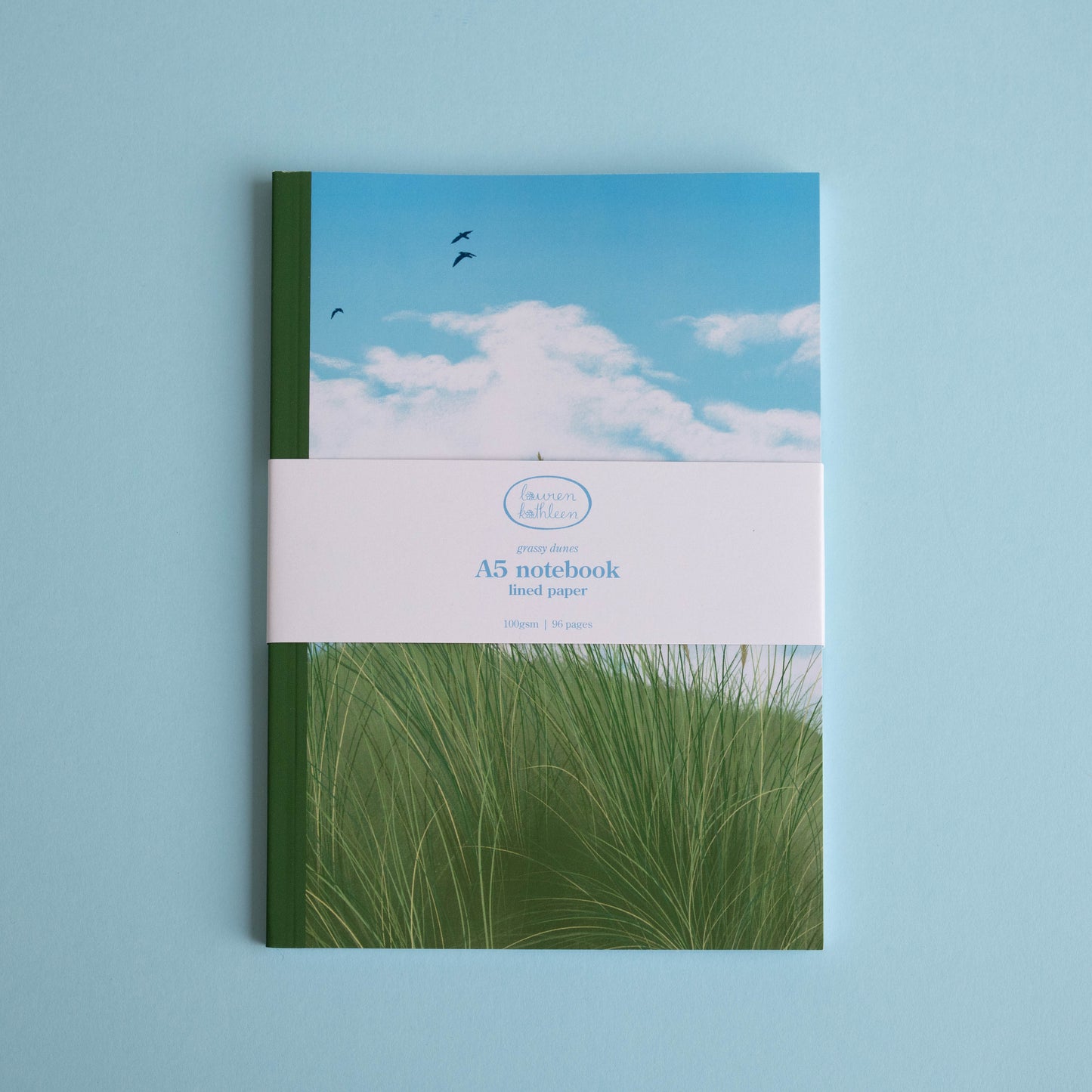 A5 notebook - grassy dunes