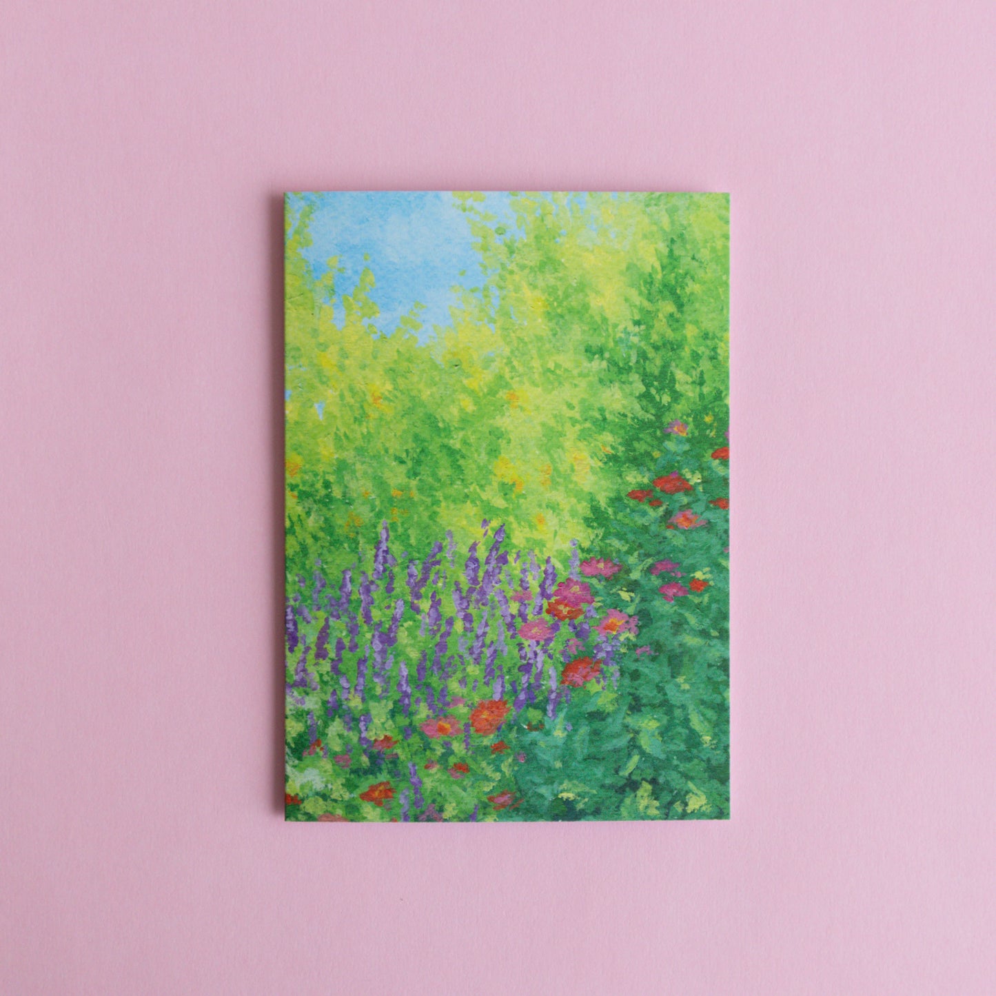 greeting card - fleeting flower patch