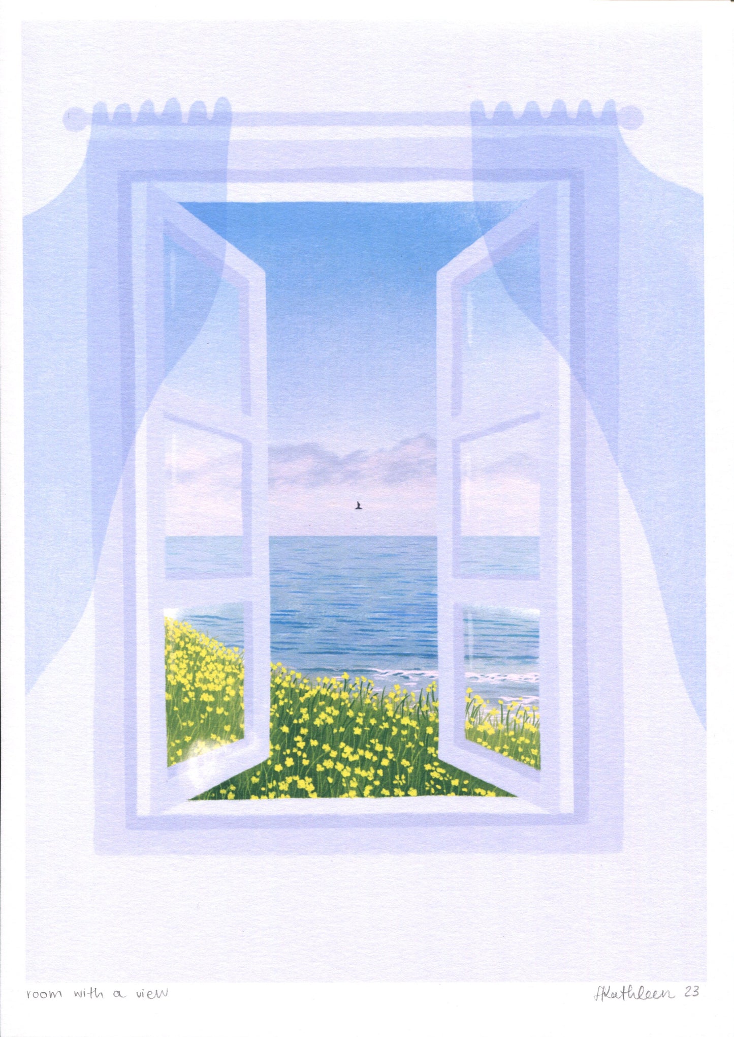 room with a view - art print