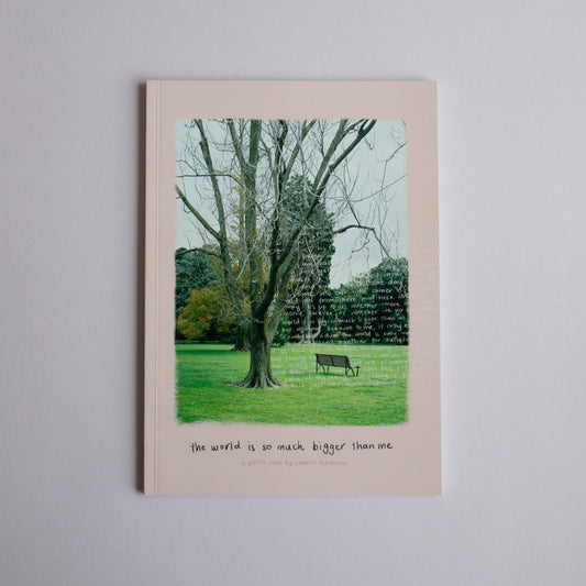 the world is so much bigger than me - photo zine