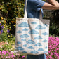 the wandering days - meander tote bag